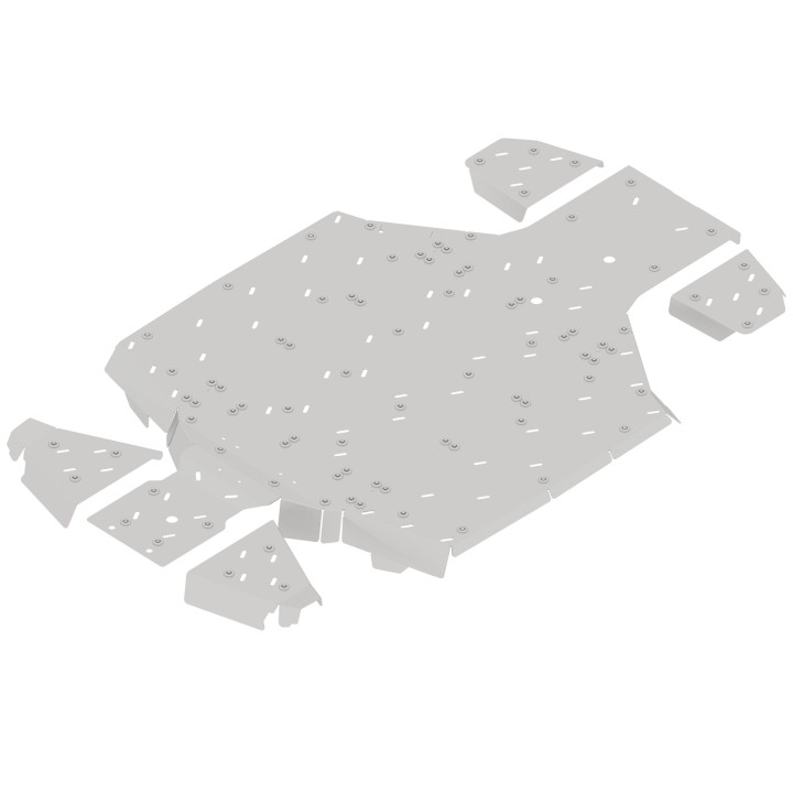 CFMOTO U10 PRO (2025+) aluminium skid plates | Iron Baltic