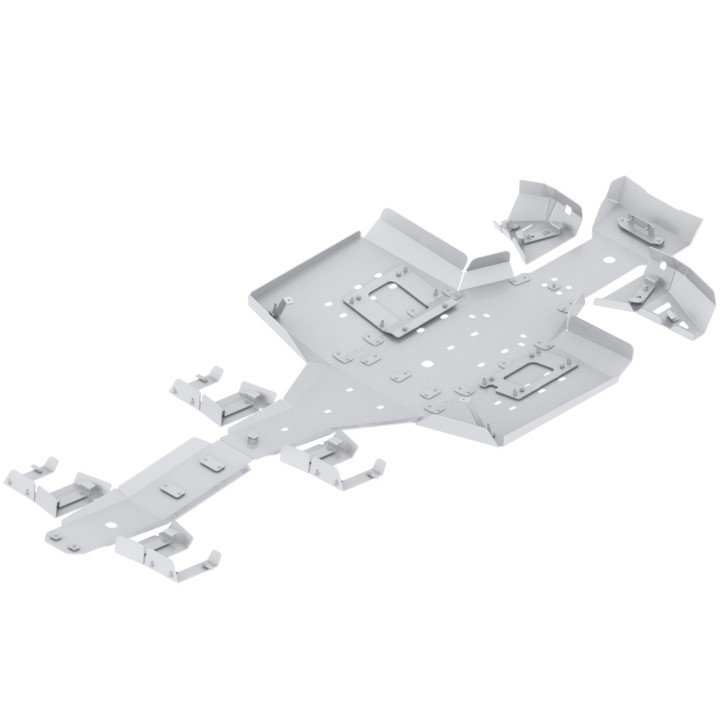 Polaris Big Boss 570 (2024+) skid plate set | Iron Baltic