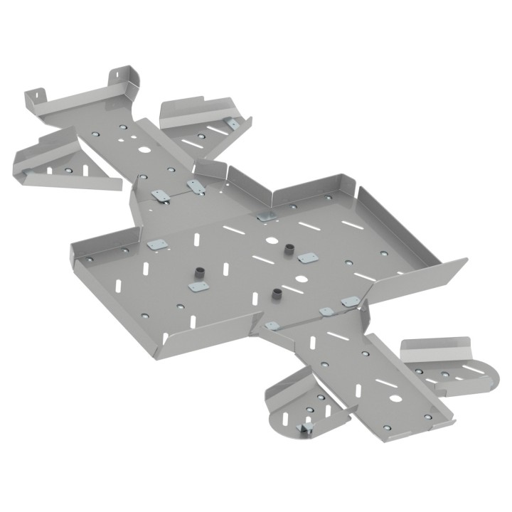 Iron Baltic aluminium ATV skid plate full set AODES 800