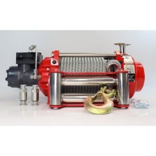 Hydraulic winch K15000HI with steel rope, hook  | Kangaroowi