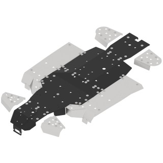 HiSun 550 UTV ATV skid plate full set | Iron Baltic