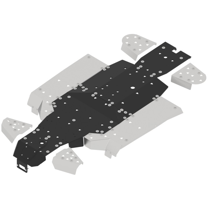 HiSun 550 UTV ATV skid plate full set | Iron Baltic