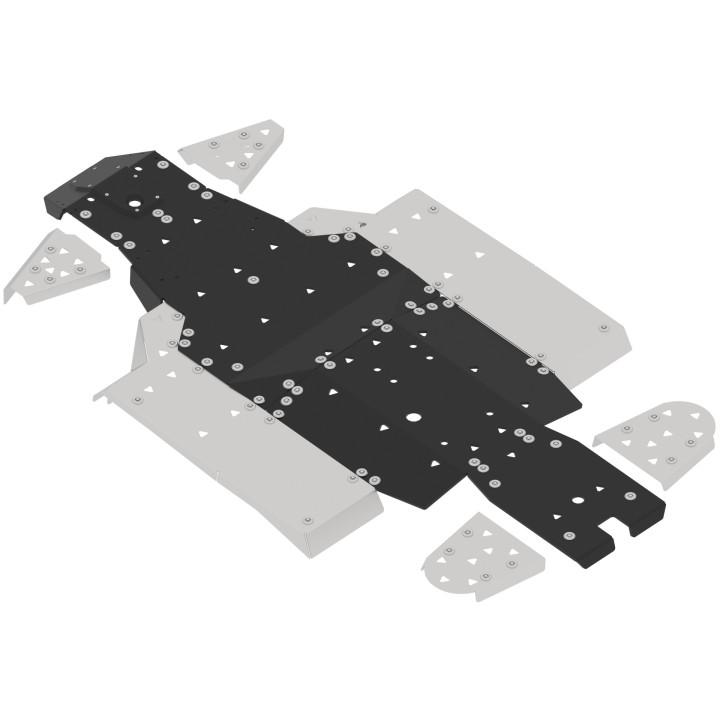HiSun 550 UTV ATV skid plate full set | Iron Baltic