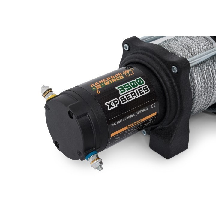 Kangaroowinch K3500XP 12V winch with steel rope | Kangaroowi