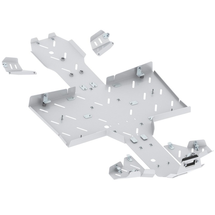 AODES Pathcross 1000 L aluminium skid plates | Iron Baltic