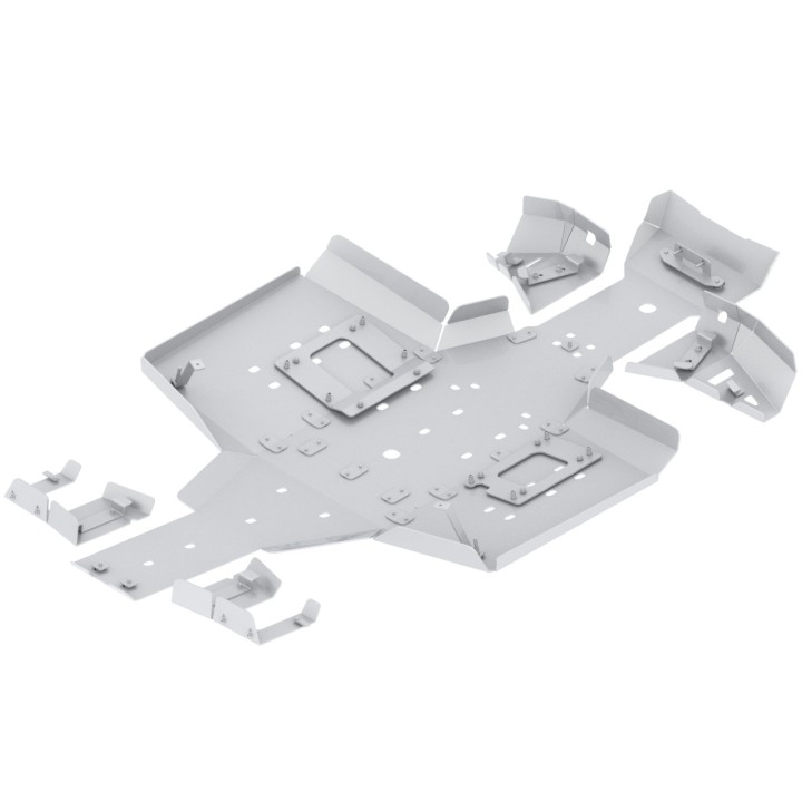 Iron Baltic skid plates Polaris Sportsman X2 570 Nordic Pro