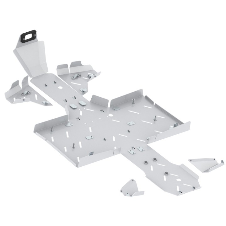 AODES Pathcross 1000 L aluminium skid plates | Iron Baltic