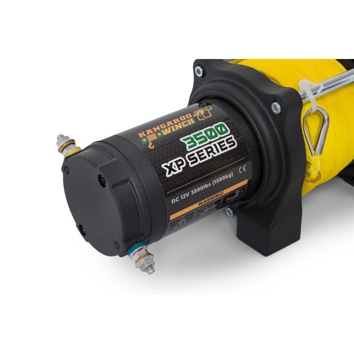 Kangaroowinch K3500XP 12V winch with synthetic  | Kangaroowi