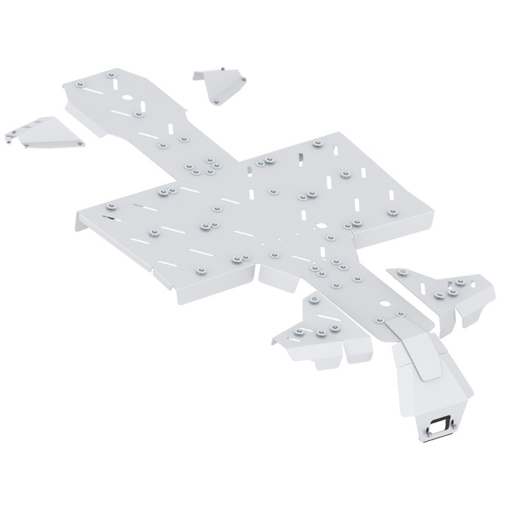 AODES Pathcross 1000 L aluminium skid plates | Iron Baltic
