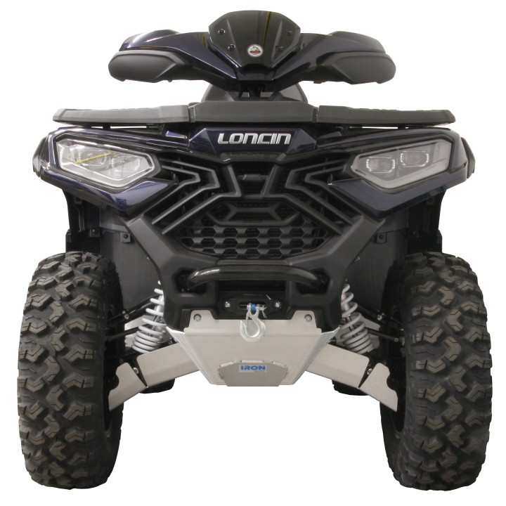 Loncin XWOLF 1000 aluminium skid plates | Iron Baltic