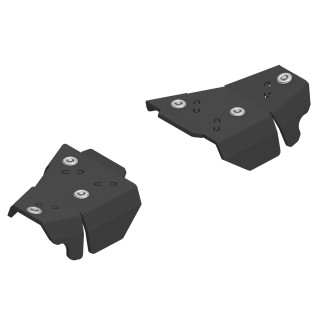 Loncin XWOLF 1000 front A-arm guards HDPE | Iron Baltic