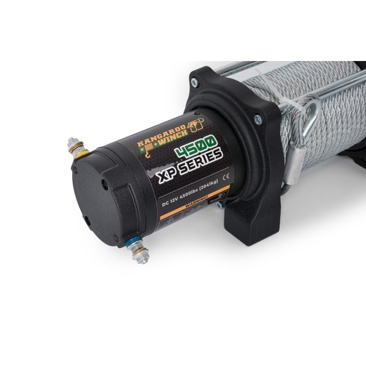 Kangaroowinch K4500XP 12V winch with steel rope | Kangaroowi