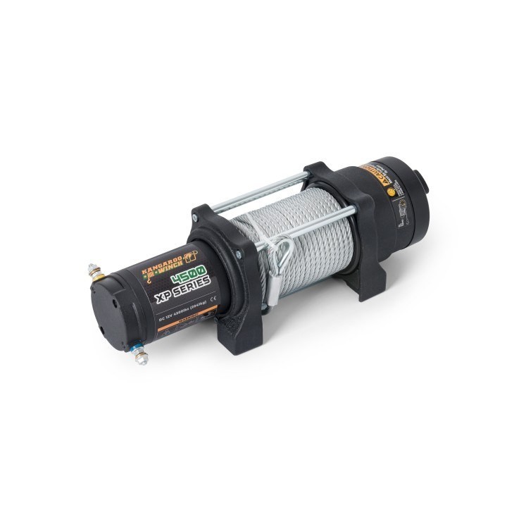 Kangaroowinch K4500XP 12V winch with steel rope | Kangaroowi