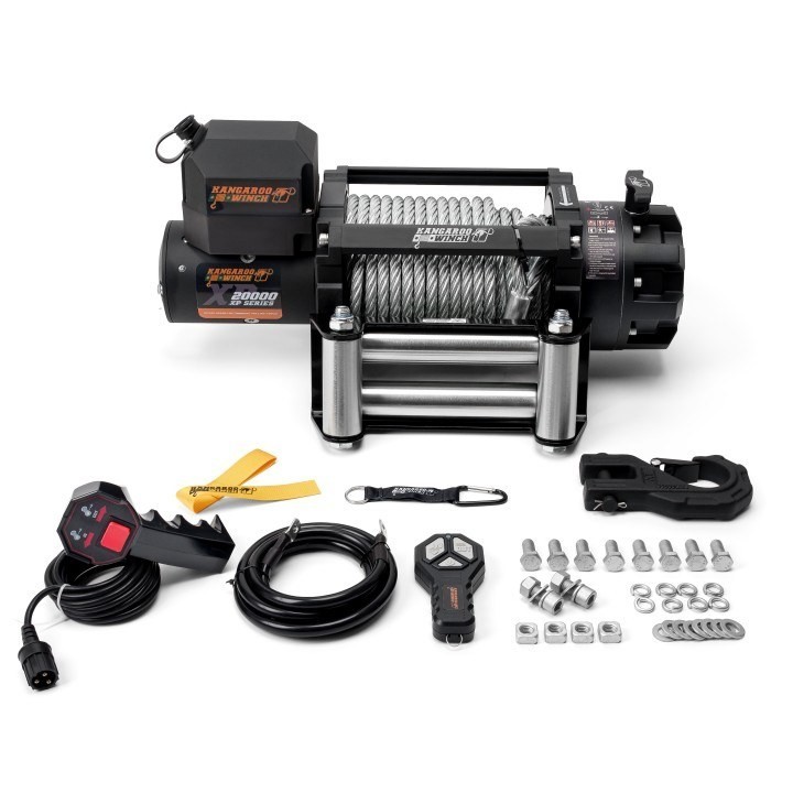 Kangaroowinch K20000XP 12V electric winch with  | Kangaroowi