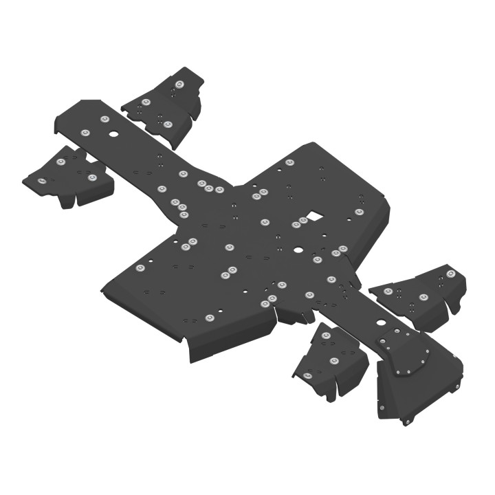 Iron Baltic ATV skid plate full set Loncin XWOLF 1000