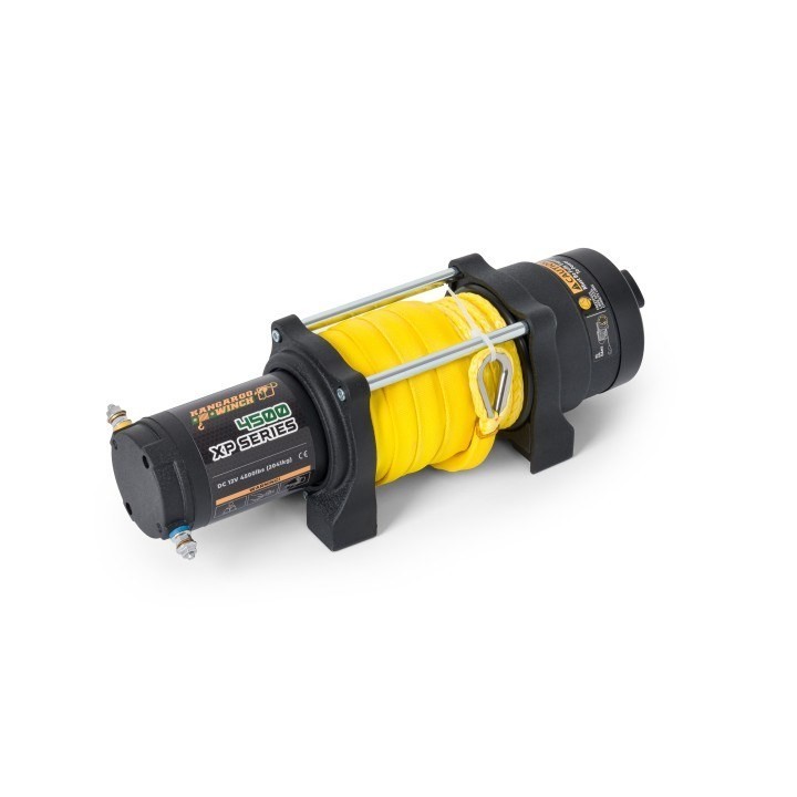 Kangaroowinch K4500XP 12V winch with synthetic  | Kangaroowi