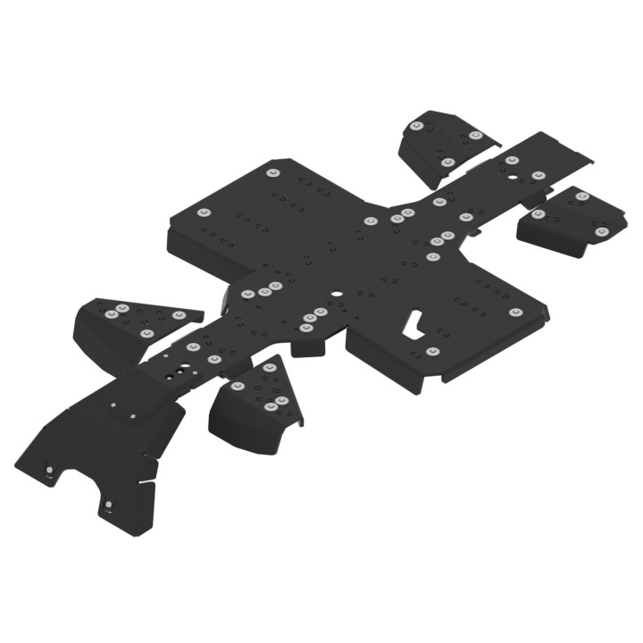 Kawasaki 450 Brute Force 4x4 HDPE skid plates | Iron Baltic