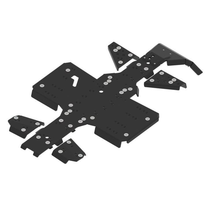 Kawasaki 450 Brute Force 4x4 HDPE skid plates | Iron Baltic