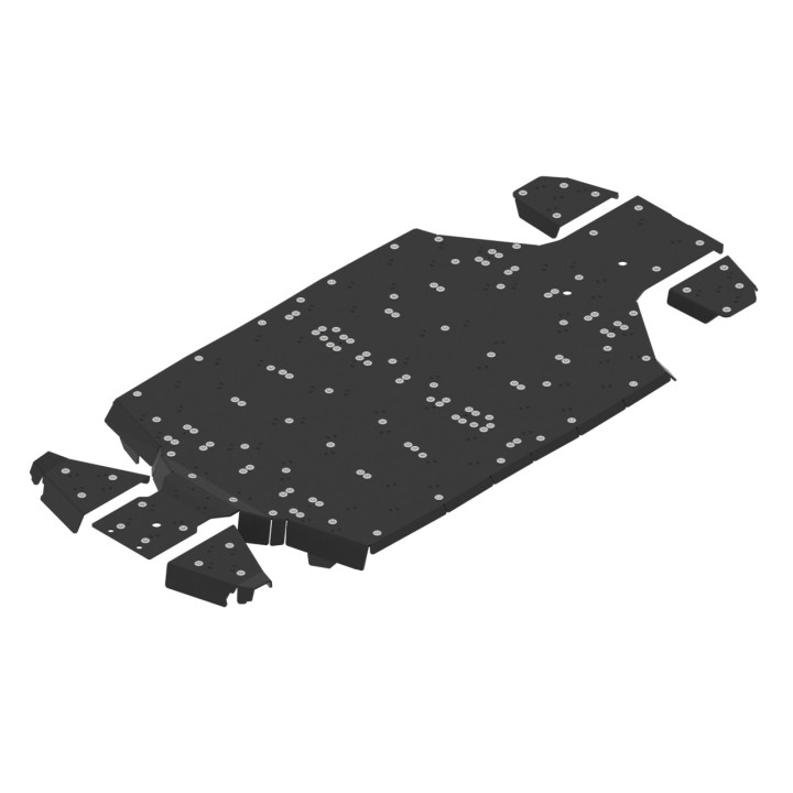 CFMOTO U10 PRO XL (2025+) HDPE skid plates | Iron Baltic