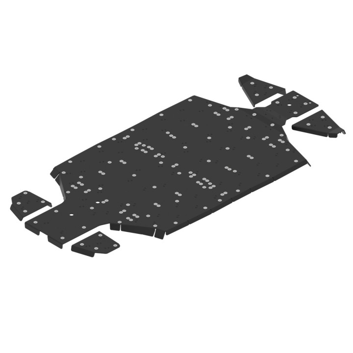 CFMOTO U10 PRO XL (2025+) HDPE skid plates | Iron Baltic