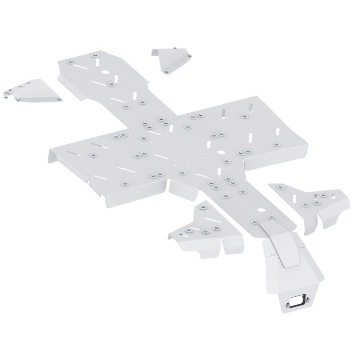 AODES Pathcross 1000 S aluminium skid plates | Iron Baltic