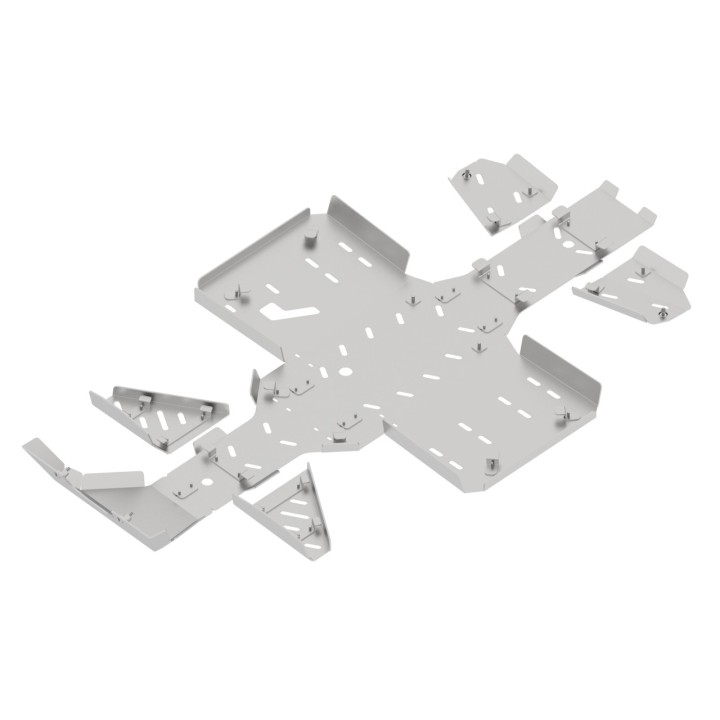 Kawasaki 450 Brute Force 4x4 skid plate set | Iron Baltic