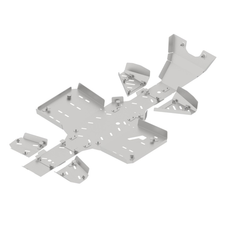 Kawasaki 450 Brute Force 4x4 skid plate set | Iron Baltic