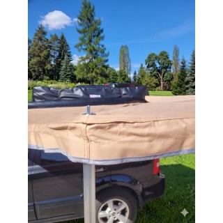 Car awning 270 degrees x 2.5 m batwing, driver side Kangaroowinch - view 2
