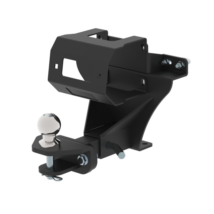 Iron Baltic ATV rear winch mounting plate Kawasaki KVF