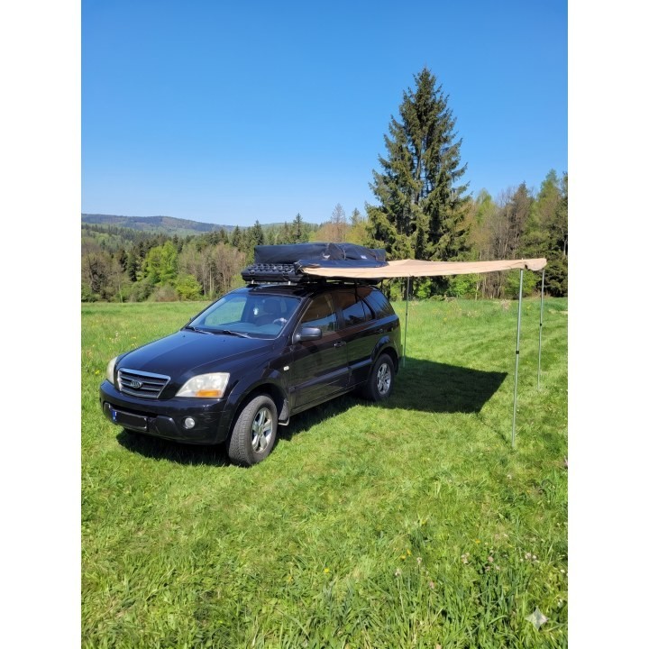 Car awning 270 degrees x 2.5 m batwing, driver side Kangaroowinch - view 6