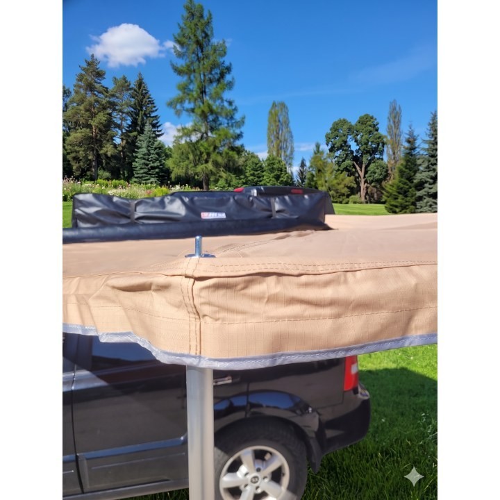 Car awning 270 degrees x 2.5 m batwing, passenger side Kangaroowinch - view 4