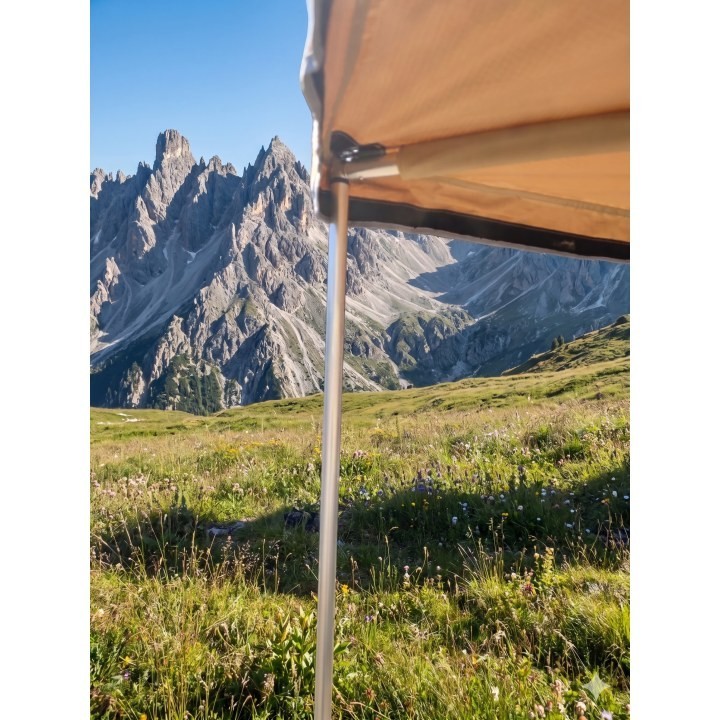 Car awning 270 degrees x 2.5 m batwing, passenger side Kangaroowinch - view 5