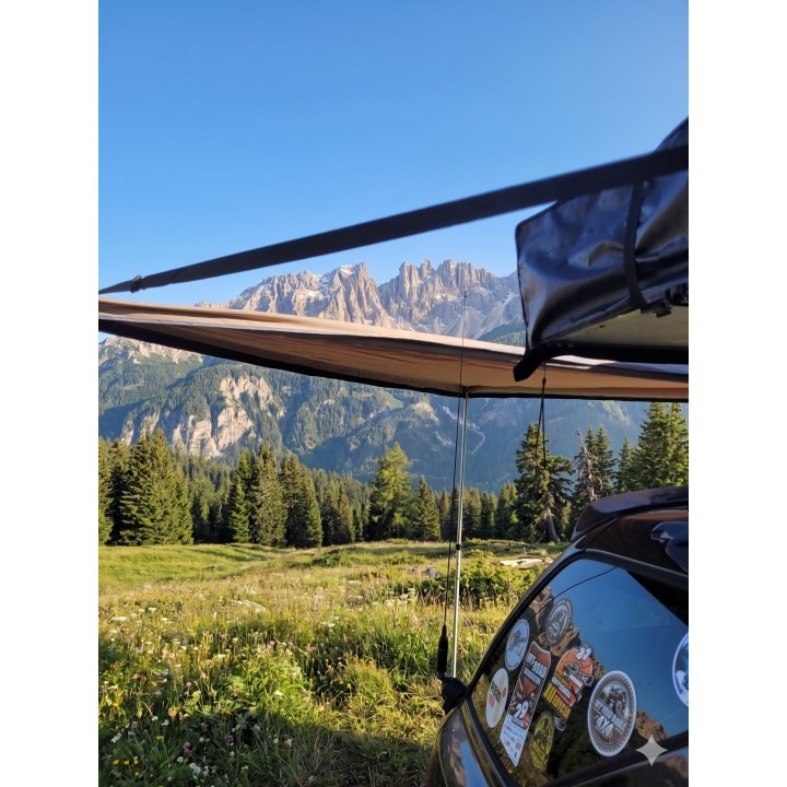 Car awning 270 degrees x 2 m batwing, driver side Kangaroowinch - view 3
