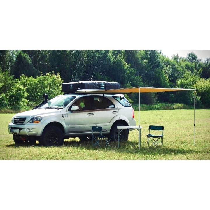 Car awning 1.4 x 2.5 m with PVC case, Ripstop polyester Kangaroowinch - view 6
