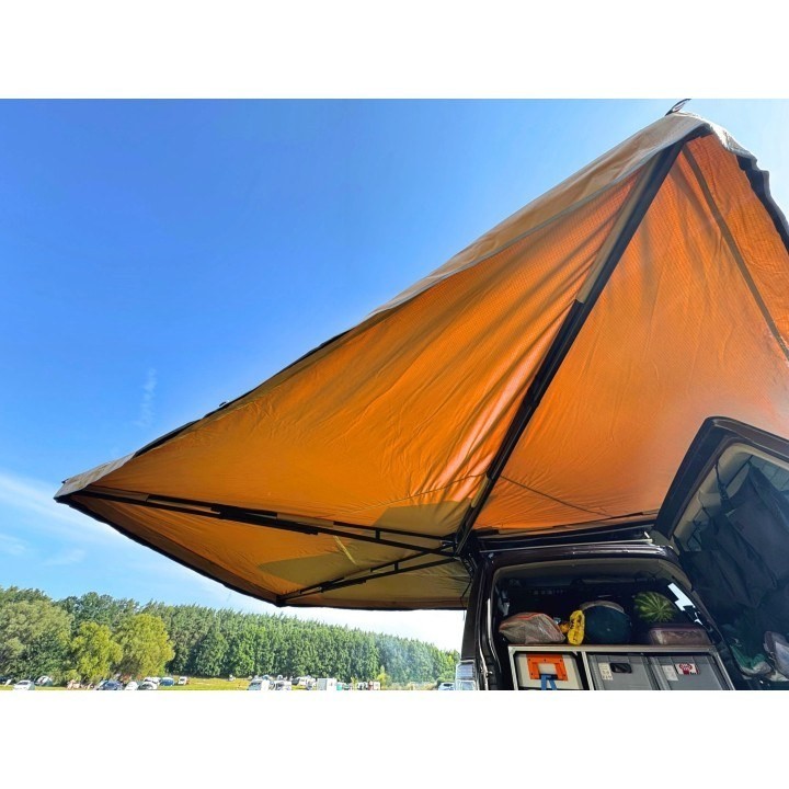 Car awning 270 degrees x 2 m batwing, freestanding, passenger side Kangaroowinch - view 5