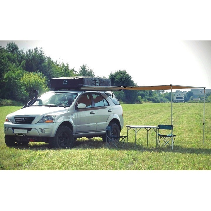 Car awning 2 x 3 m with PVC case, Ripstop po | Szekla4x4