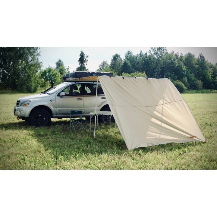 Side / front wall 2 x 2 m for car awning Kangaroowinch - view 5