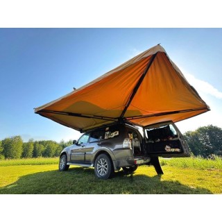 Car awning 270 degrees x 2 m batwing, freestanding, driver side Kangaroowinch