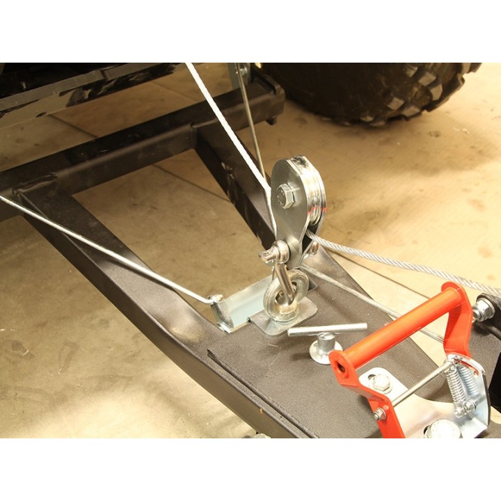Snatch block for ATV and UTV winch rope | Iron Baltic