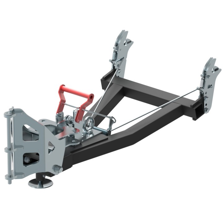 Iron Baltic Front-Mount Quick Attach Push Tube for V-Plow