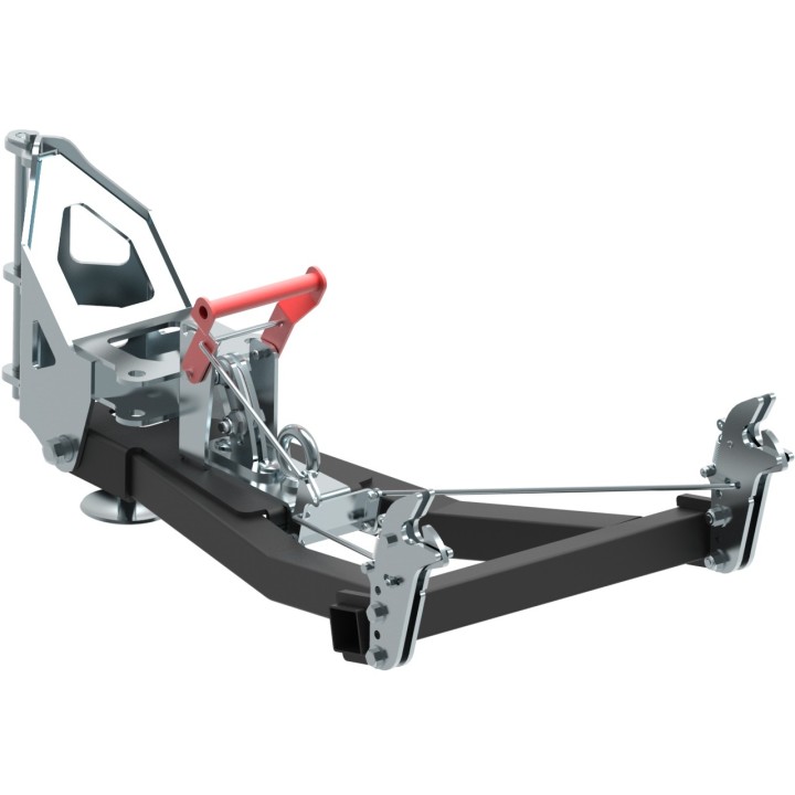 Iron Baltic Front-Mount Quick Attach Push Tube for V-Plow