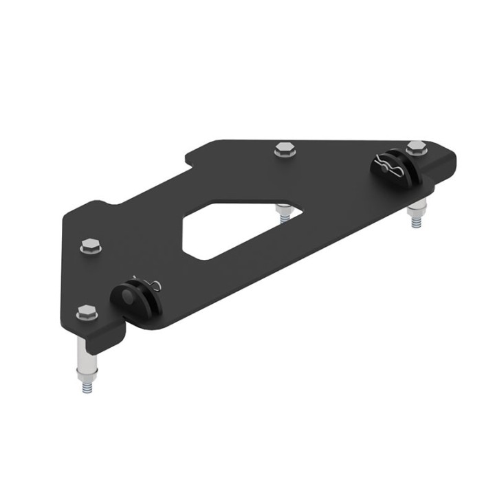 Iron Baltic Mid-Mount Plow Adapter John Deere Gator XUV 590