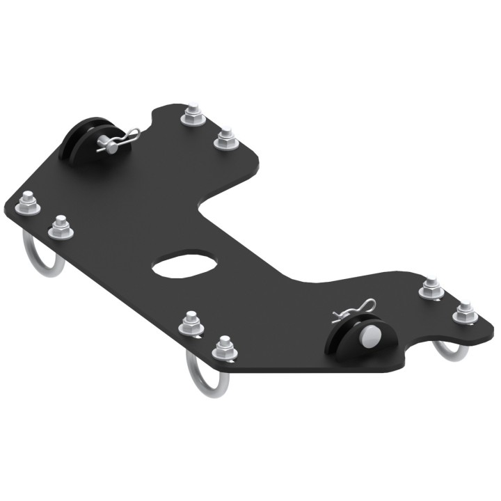 Mid-Mount Plow Adapter Yamaha Grizzly 700 | Iron Baltic