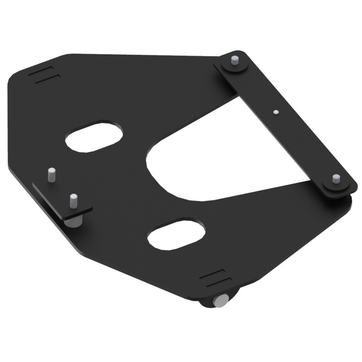 Iron Baltic Mid-Mount Plow Adapter Polaris Scrambler XP