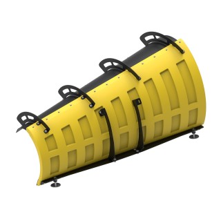 Iron Baltic Plastic High Throw Tapered Plow Blade 1520 mm /