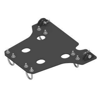 Mid-Mount Plow Adapter Loncin XWOLF 1000 | Iron Baltic