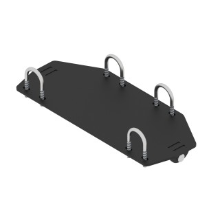 Iron Baltic Mid-Mount Plow Adapter Kawasaki 450 Brute Force