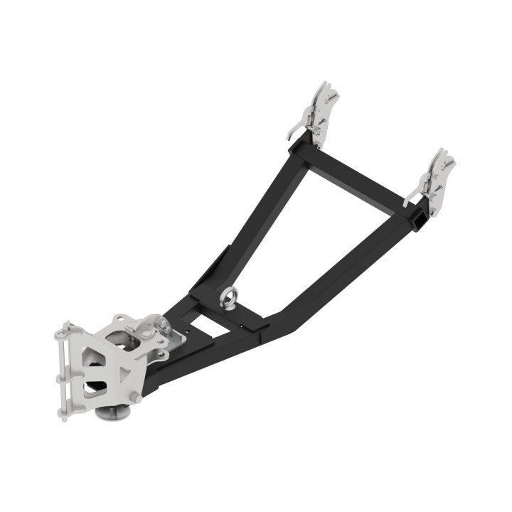 Iron Baltic V-Plow Front-Mount Push Tubes for Tracks Fitted