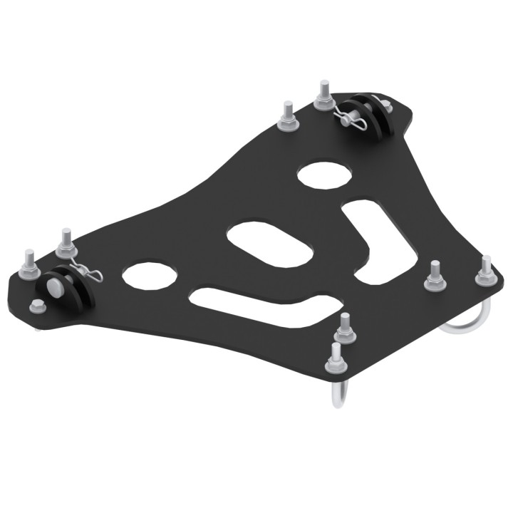 Mid-Mount Plow Adapter AODES Pathcross 525L | Iron Baltic
