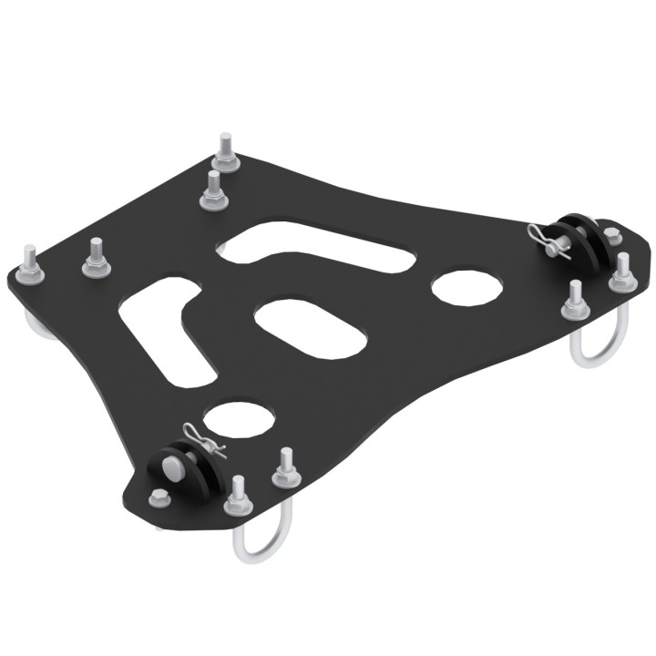 Mid-Mount Plow Adapter AODES Pathcross 525L | Iron Baltic